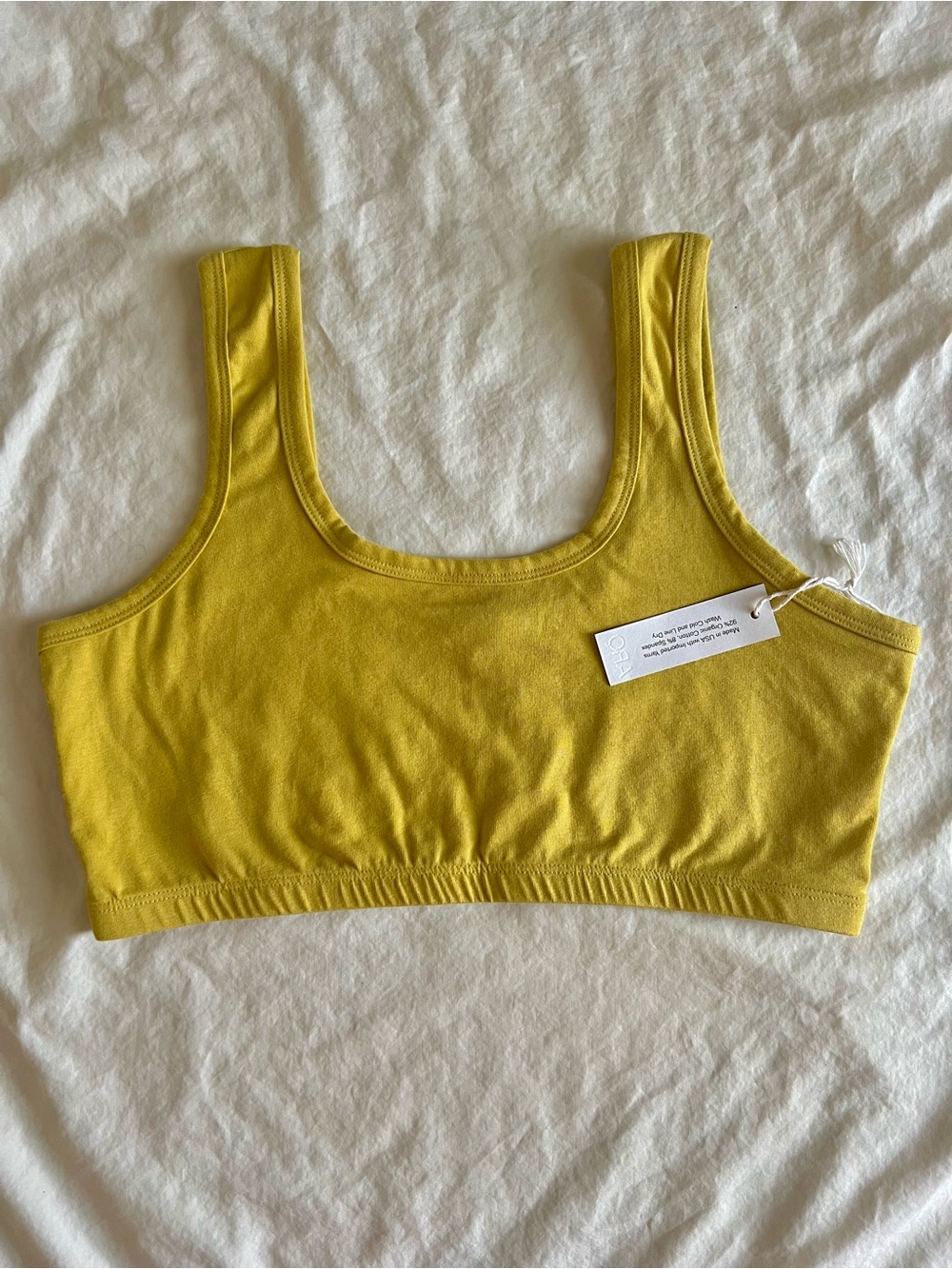 NWT ARQ Full Coverage Bra Organic Cotton